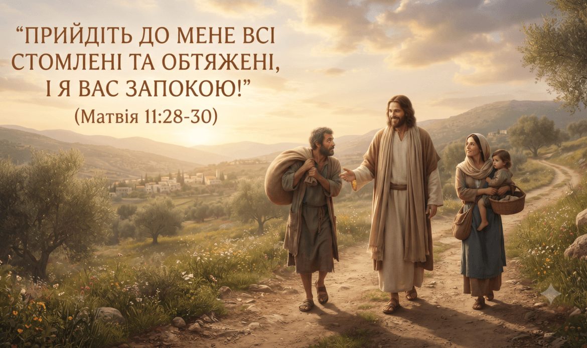 Проповідь Прийдіть до Мене всі струджені