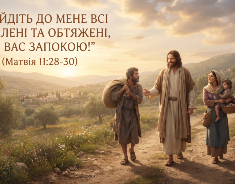 Прийдіть до Мене: як знайти справжній спокій для душі