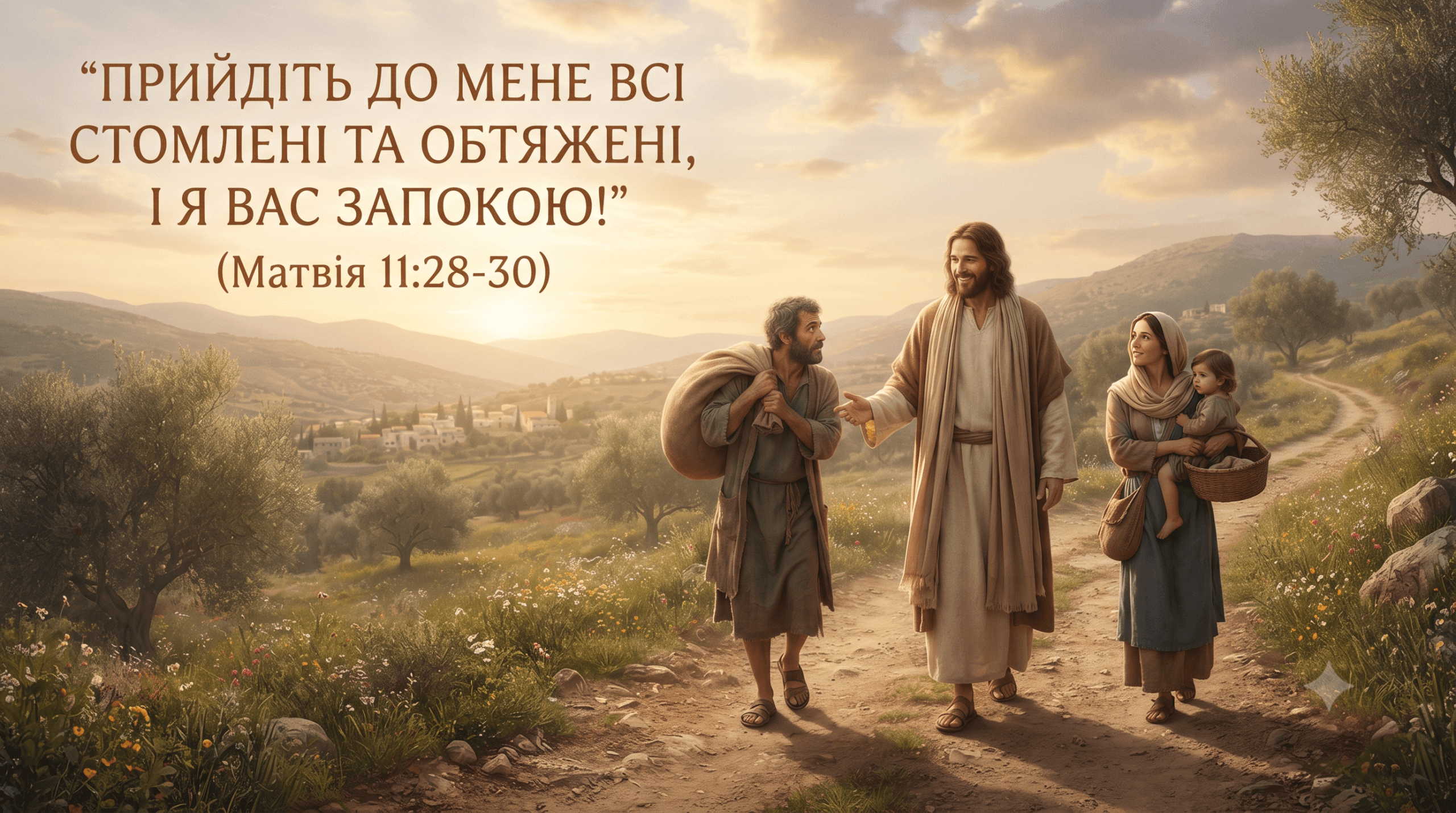 Проповідь Прийдіть до Мене всі струджені